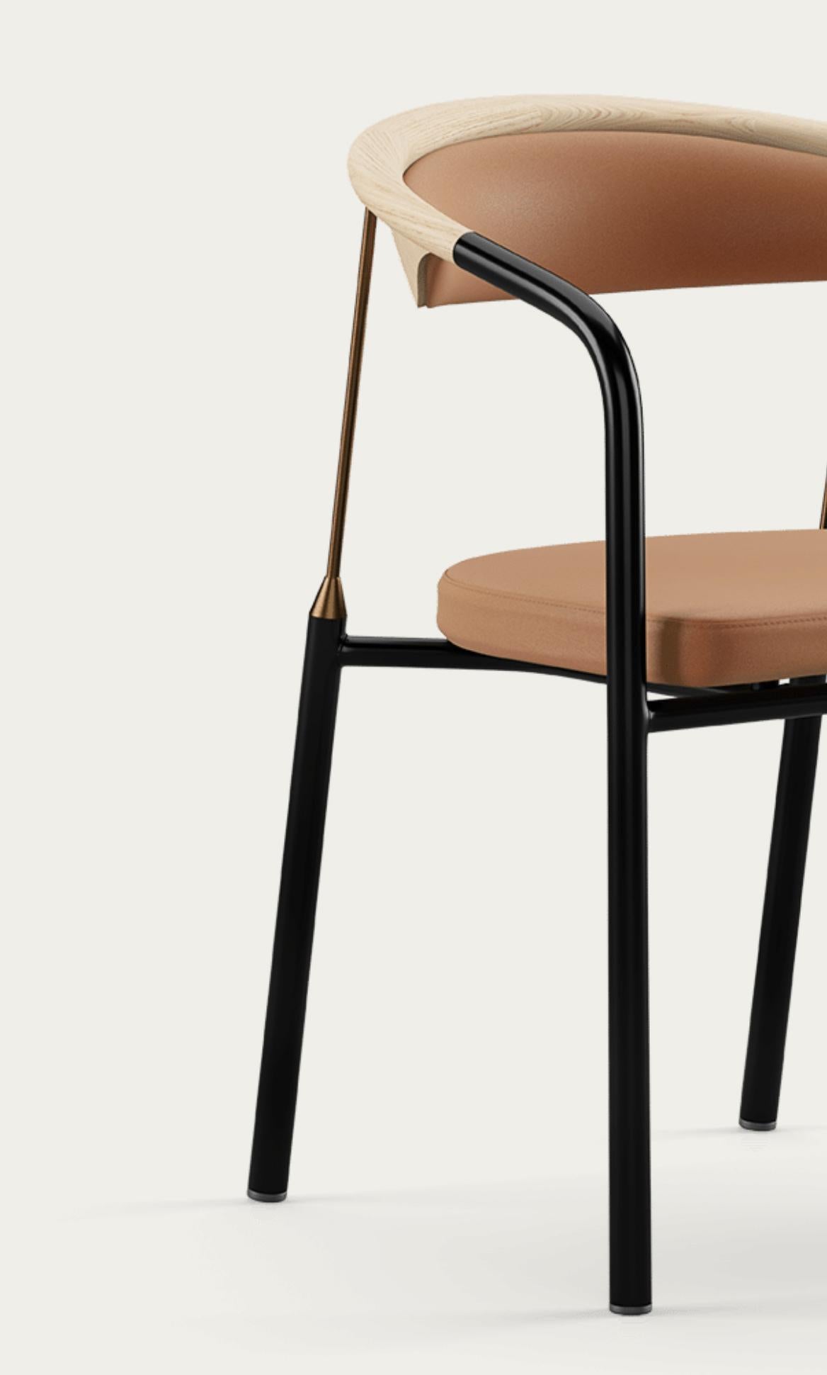 Henrik Tengler Chairman Wood Types: Oak Upholstery: Silt For One Collection For Sale 2