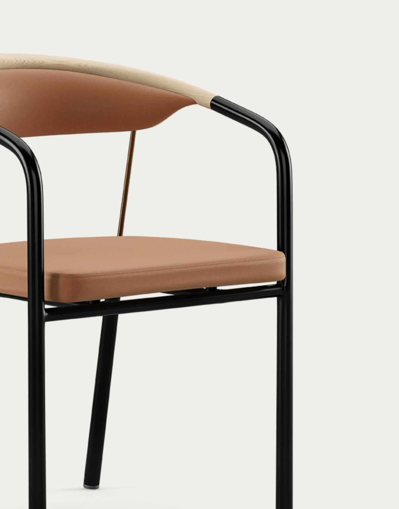 Henrik Tengler Chairman Wood Types: Oak Upholstery: Silt For One Collection For Sale 3