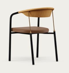 Henrik Tengler Chairman Wood Types: Oak Upholstery: Umber For One Collection