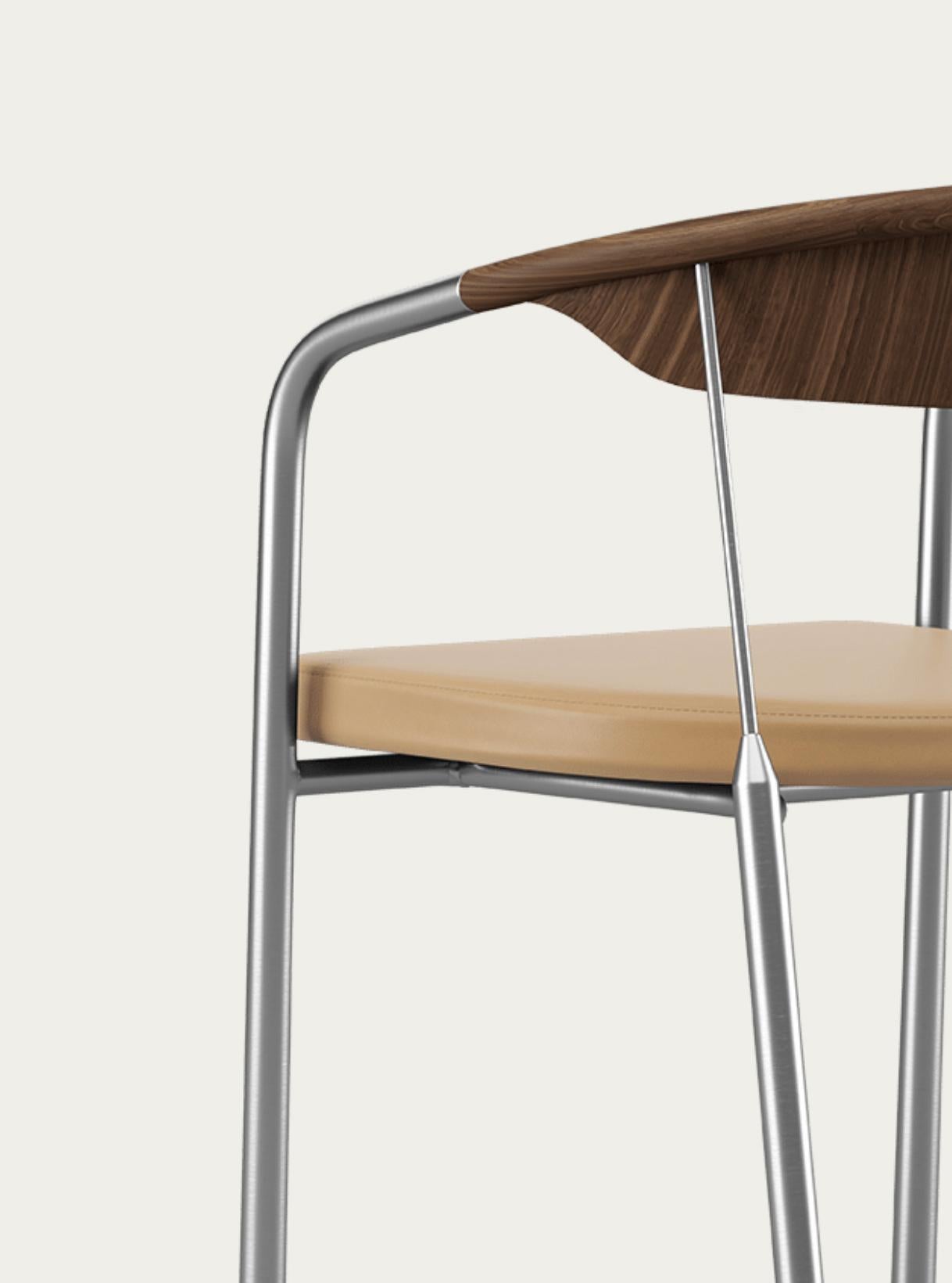 Henrik Tengler Chairman Types de bois : Noyer, Rembourrage : Sand For One Collection en vente 3