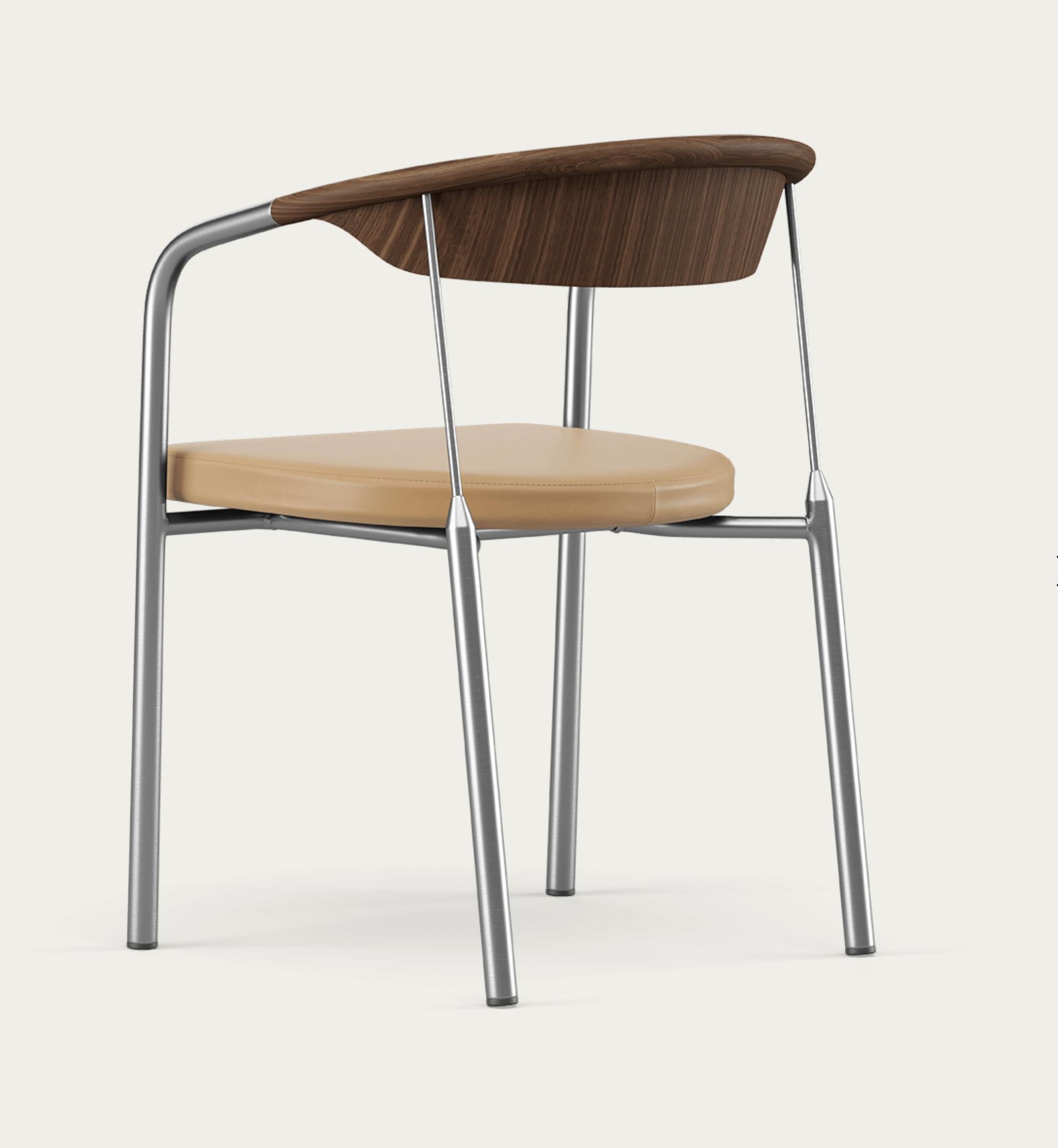 Mid-Century Modern Henrik Tengler Chairman Types de bois : Noyer, Rembourrage : Sand For One Collection en vente