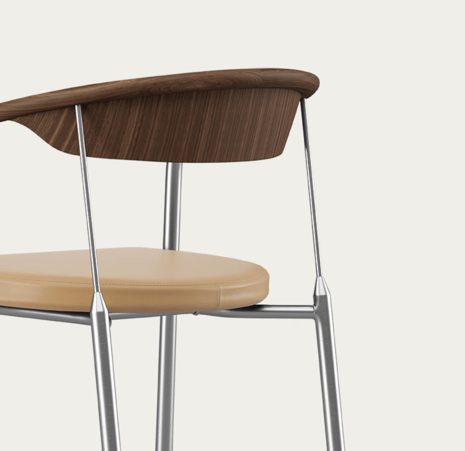 Henrik Tengler Chairman Types de bois : Noyer, Rembourrage : Sand For One Collection en vente 1