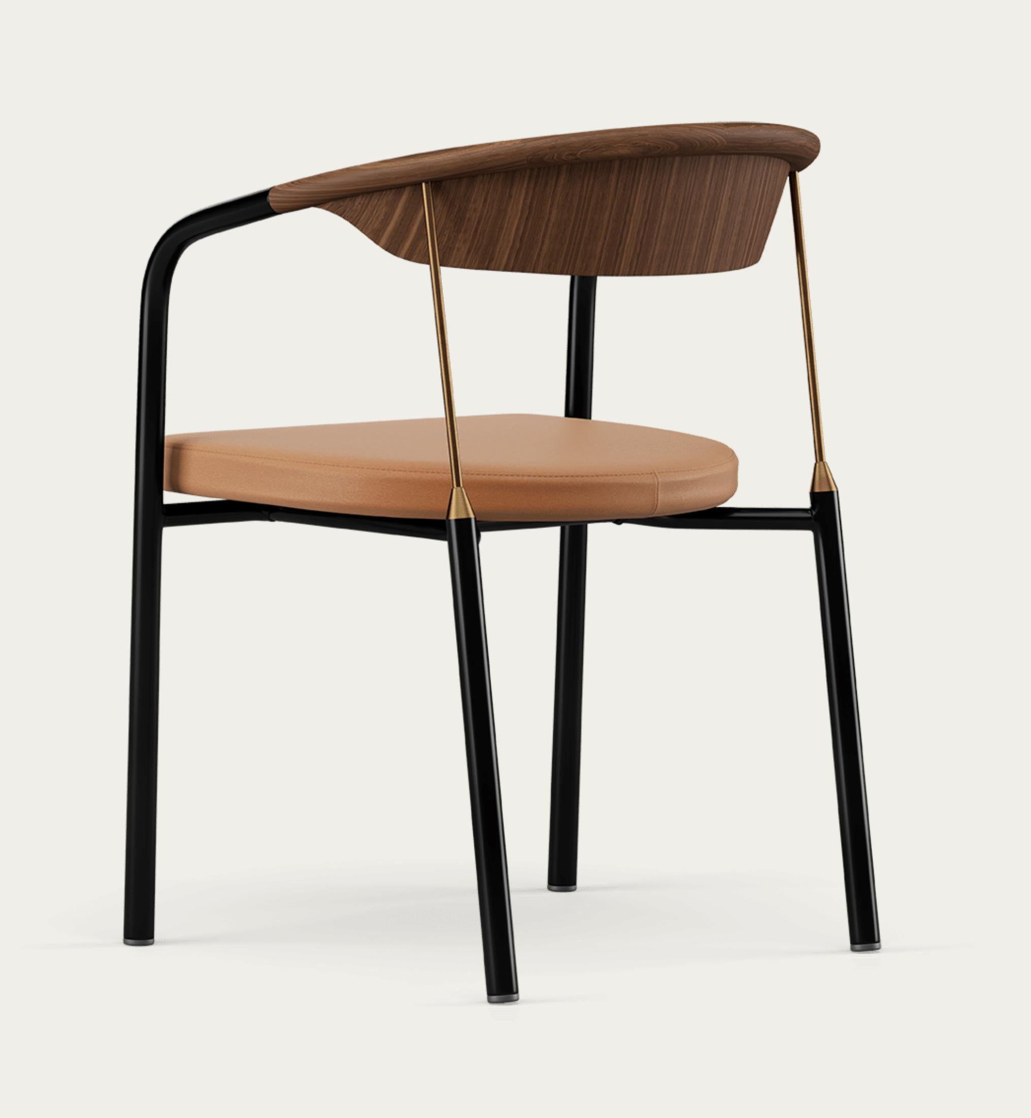 Mid-Century Modern Henrik Tengler Chairman Wood Types: Walnut Upholstery: Silt For One Collection For Sale
