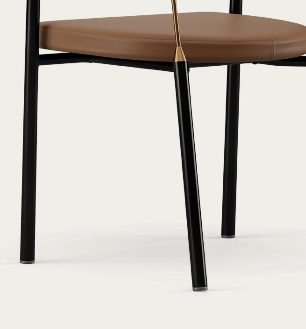 Danish Henrik Tengler Chairman Wood Types: Walnut Upholstery: Umber For One Collection For Sale