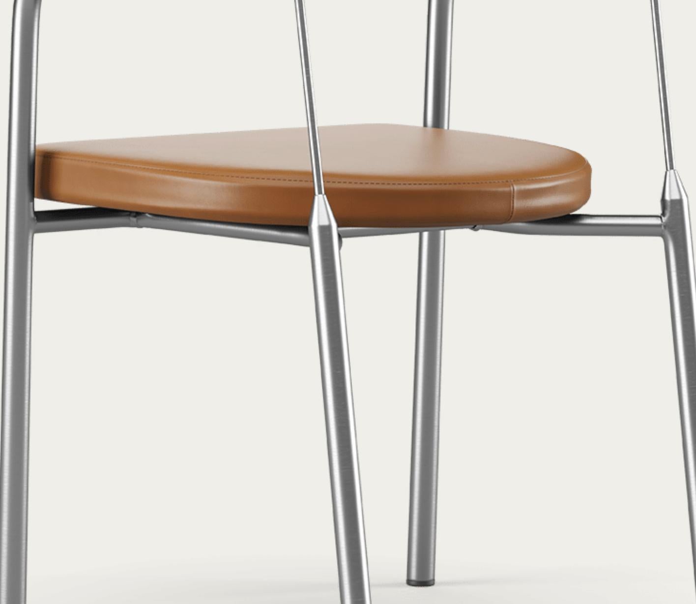 Henrik Tengler Chairman Types de bois : Noyer Tapisserie d'ameublement:Cogac For One Collection en vente 4