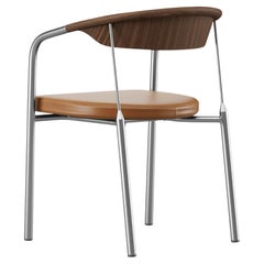 Henrik Tengler Chairman Wood Types: Walnut Upholstery:Cogac For One Collection