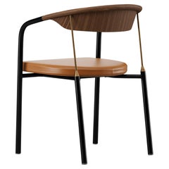 Henrik Tengler Chairman Wood Types: Walnut Upholstery:Cognac For One Collection