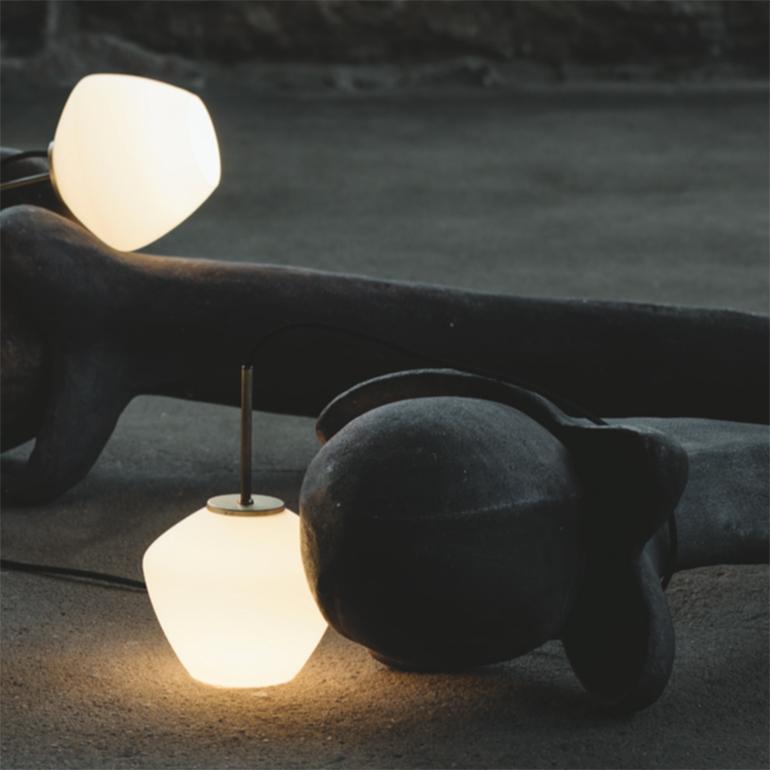 Scandinavian Modern Henrik Tengler DK 1 Ceiling Lamp by Konsthantverk For Sale