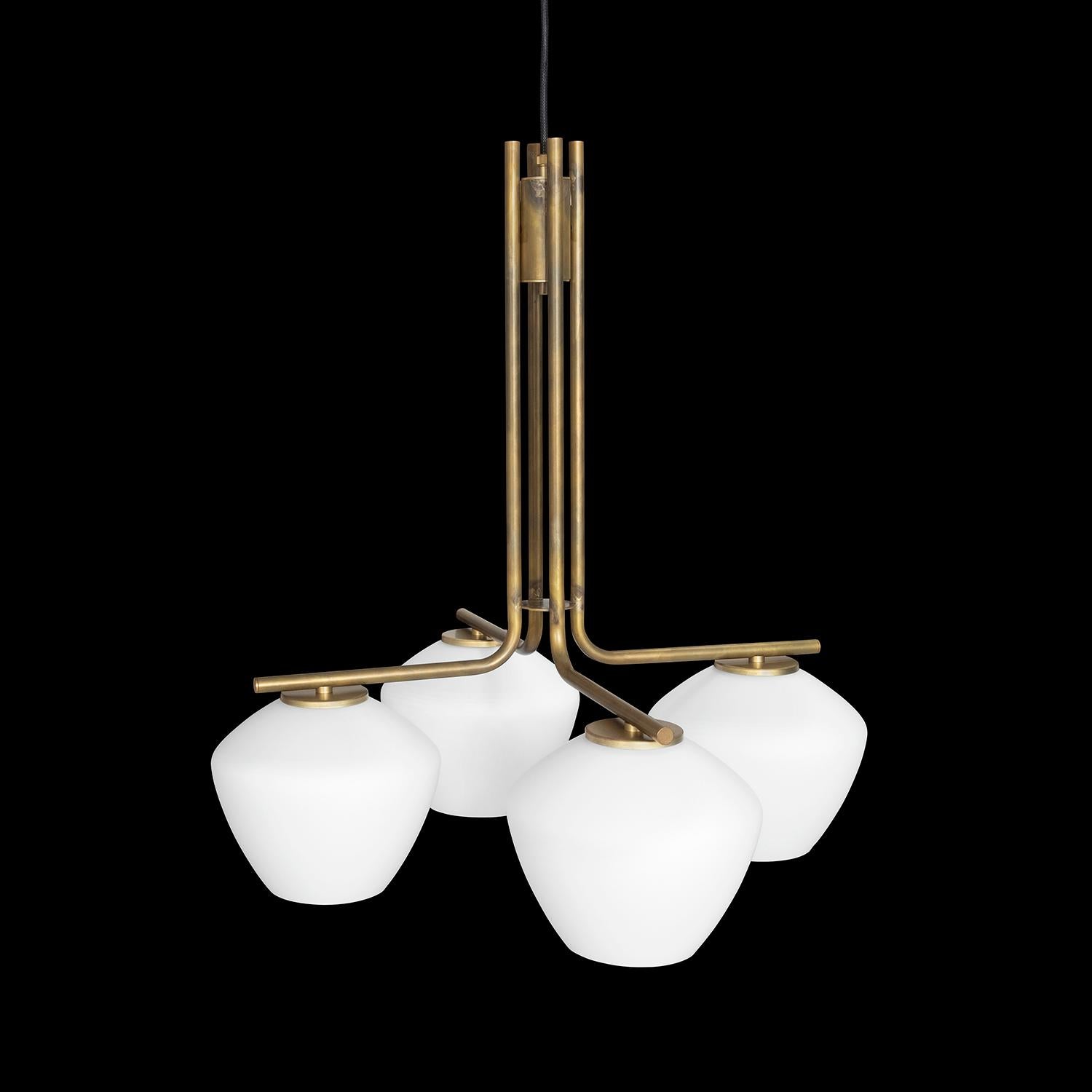 Swedish Henrik Tengler DK 4 Ceiling Lamp by Konsthantverk