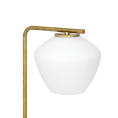 Henrik Tengler DK Floor Lamp by Konsthantverk, Brass & Glass