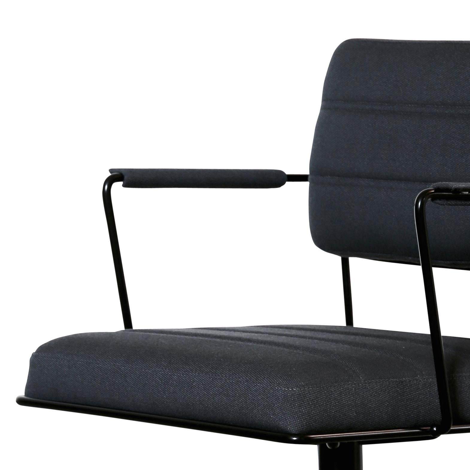 Henrik Tengler, HT 2012 Black Upholstery Time Chair by One Collection In New Condition For Sale In Barcelona, Barcelona