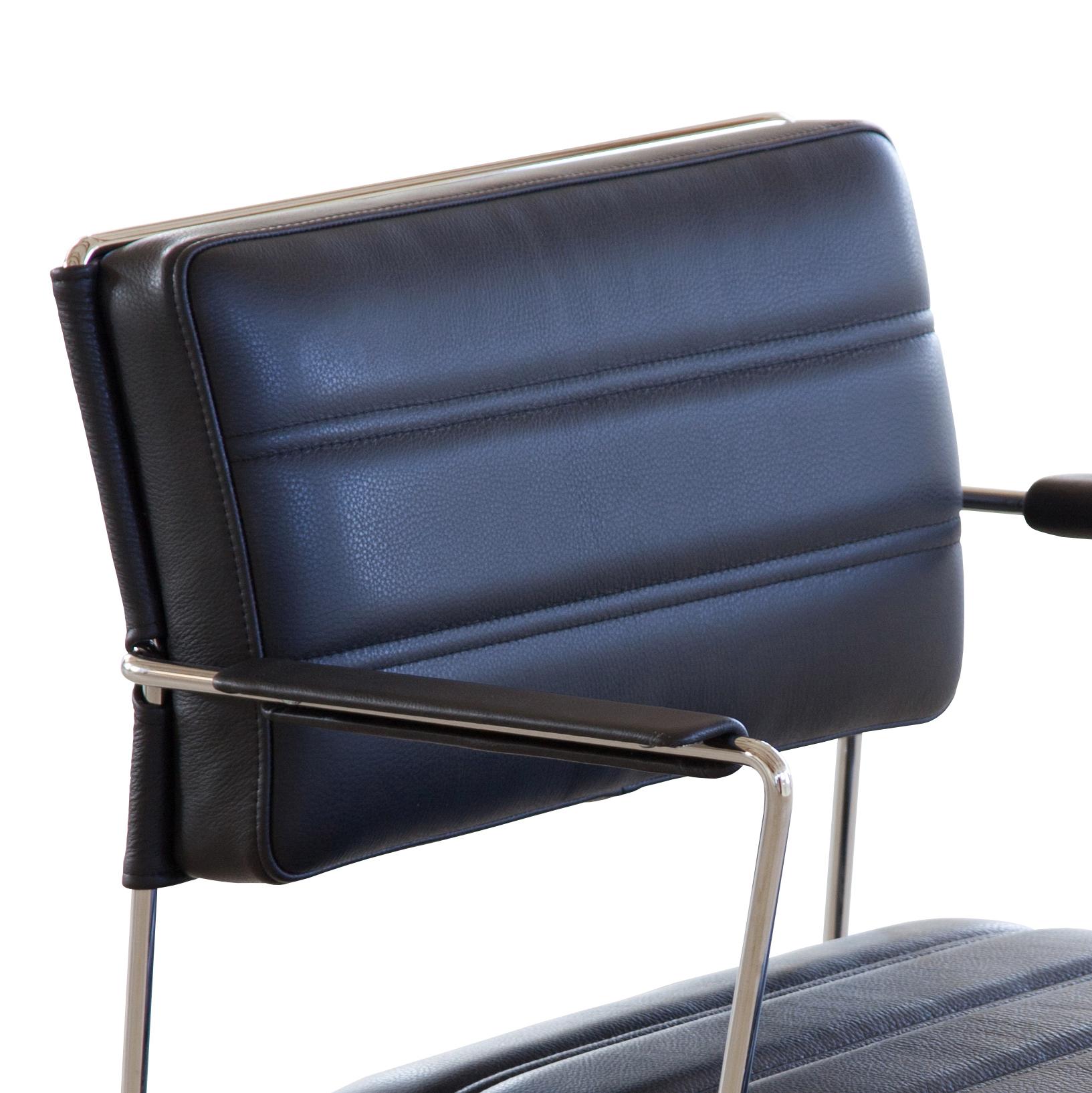 Danish Henrik Tengler, HT 2014 Brown Leather Time Chair by One Collection