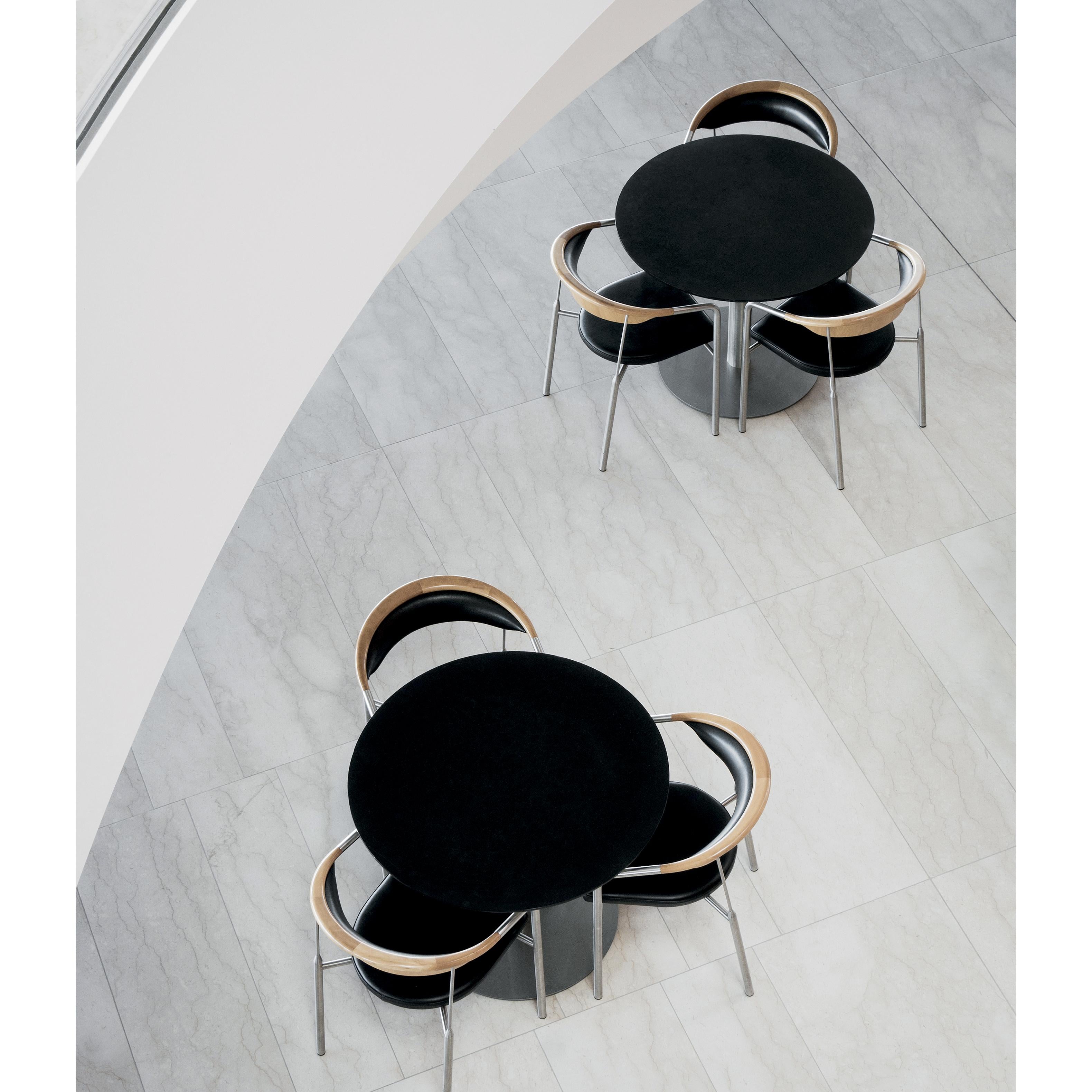 Henrik Tengler, HT 6101 Black Leather Chairman Chair, by One Collection 1