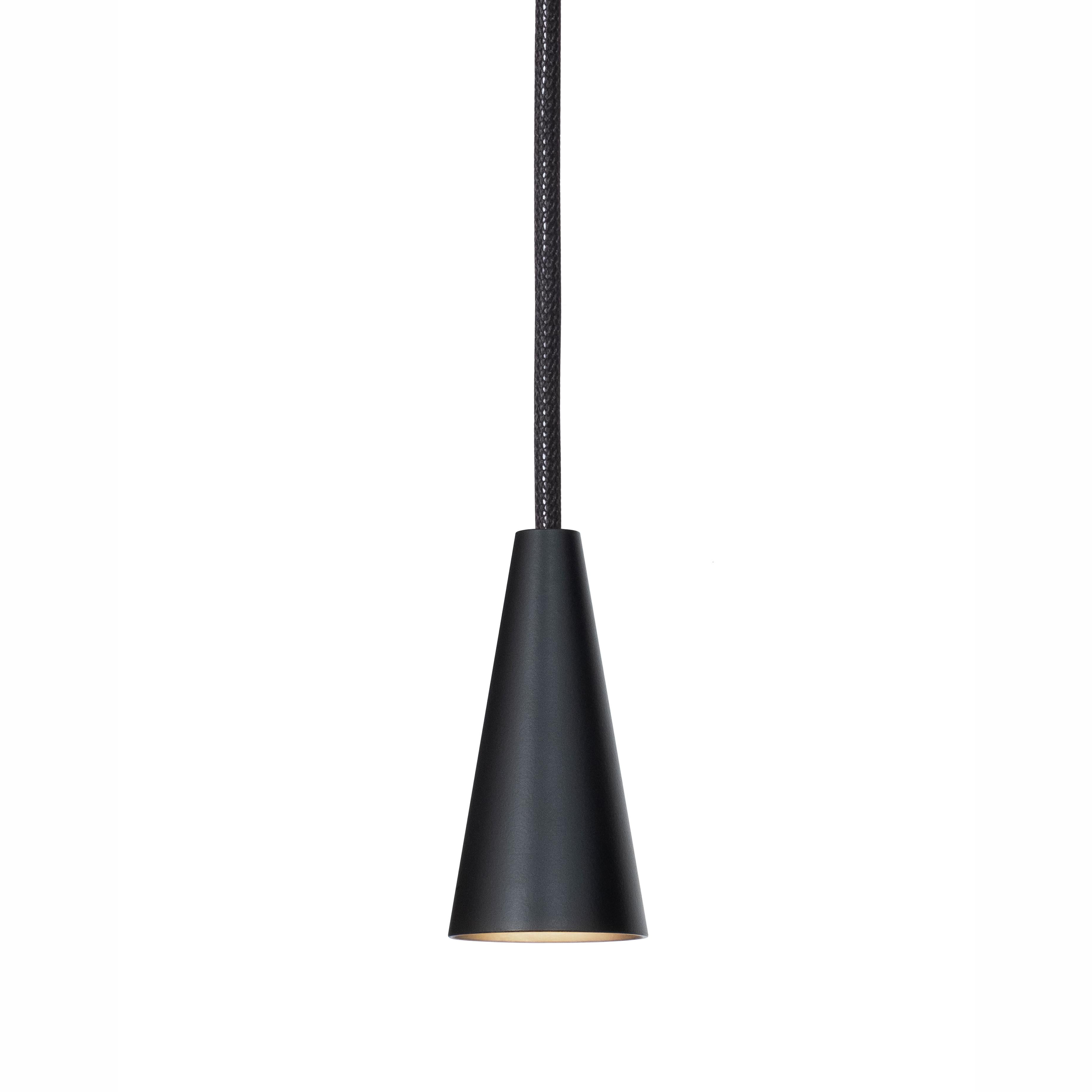 Set of eight ceiling lamp model 3491-8 Massiv black EDT by Henrik Tengler and manufactured by Konsthantverk.

The production of lamps, wall lights and floor lamps are manufactured using craftsman’s techniques with the same materials and techniques