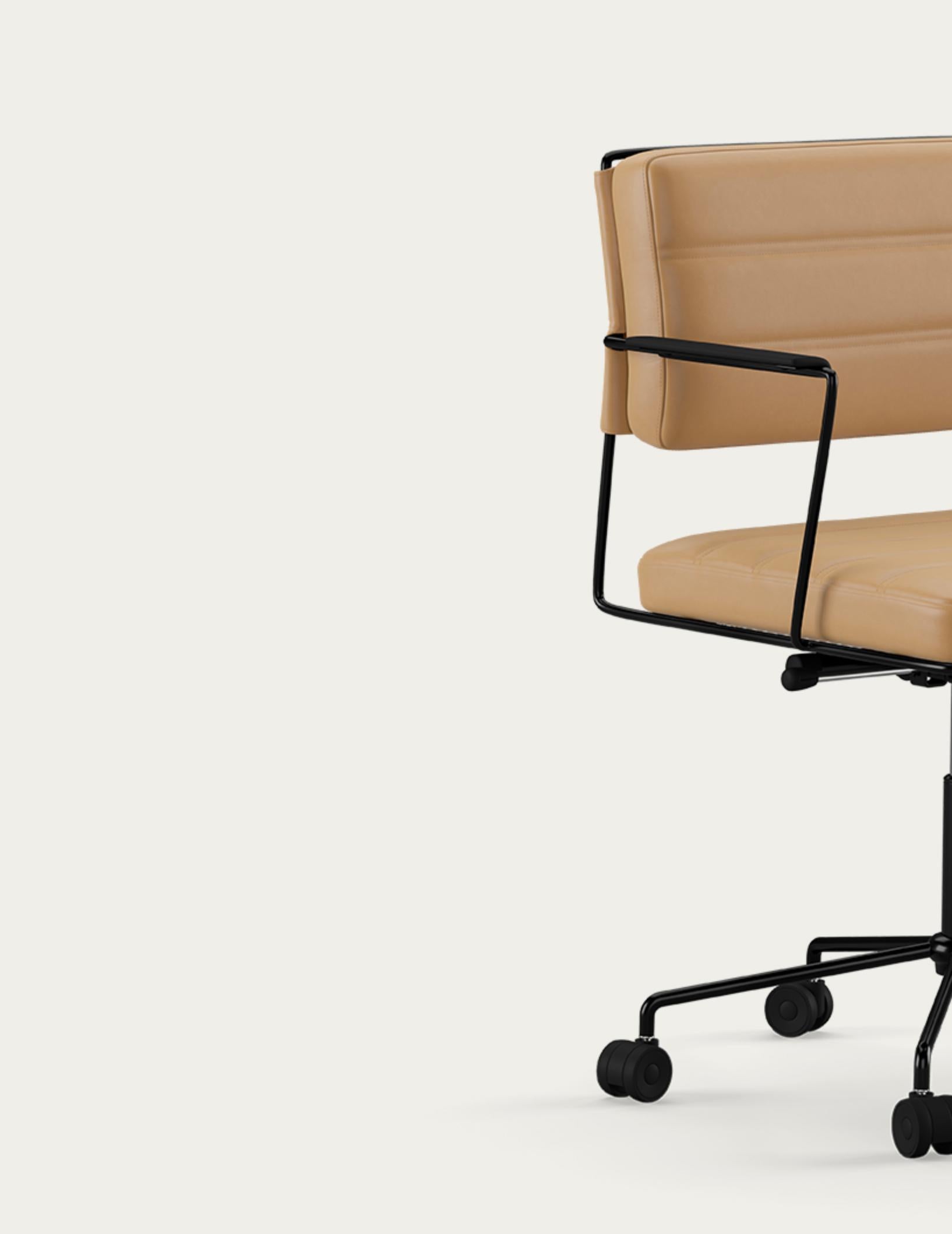 Henrik Tengler Time Chair Fram Black Upholstery Sand For One Collection Neuf - En vente à Barcelona, Barcelona
