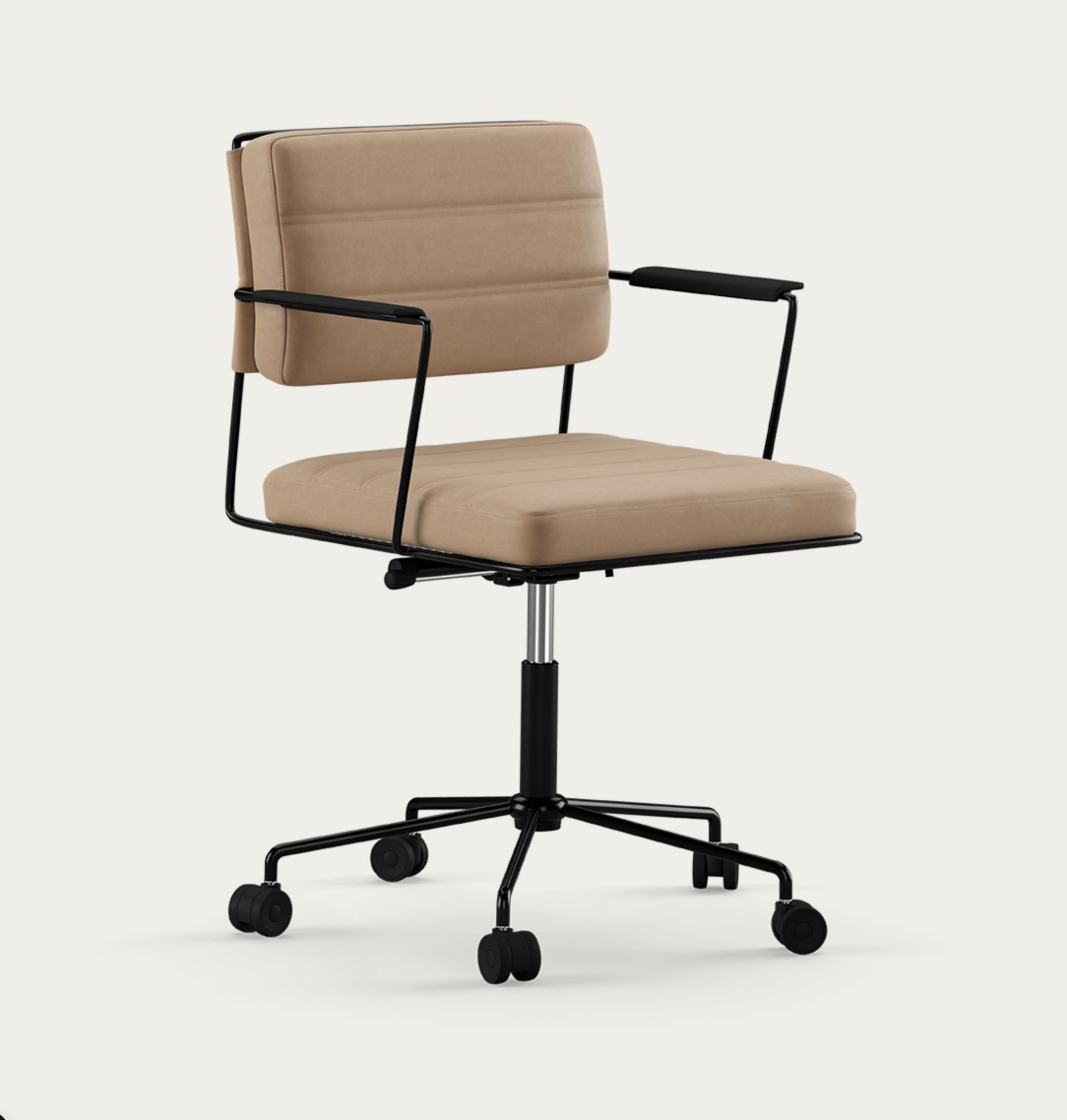 Sedia Henrik Tengler Time Telaio: Nero, Rivestimento: Lime For One Collectional 

La Time Chair, progettata da Henrik Tengler nel 2012, è una sedia da conferenza dinamica e confortevole. Il suo design si discosta deliberatamente dalle tendenze