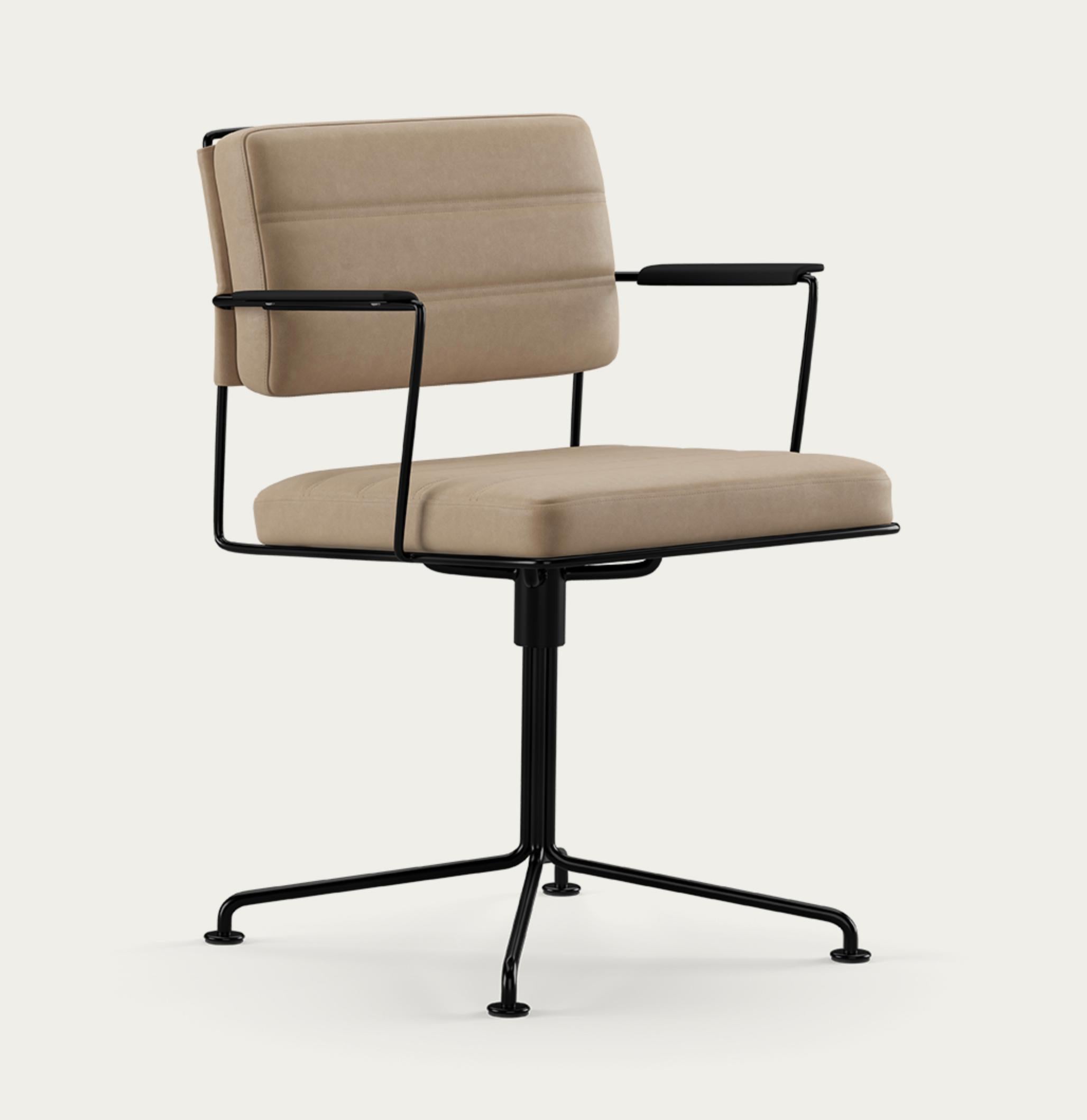 Sedia Henrik Tengler Time Telaio: Nero, Rivestimento: Lime For One Collectional 

La Time Chair, progettata da Henrik Tengler nel 2012, è una sedia da conferenza dinamica e confortevole. Il suo design si discosta deliberatamente dalle tendenze