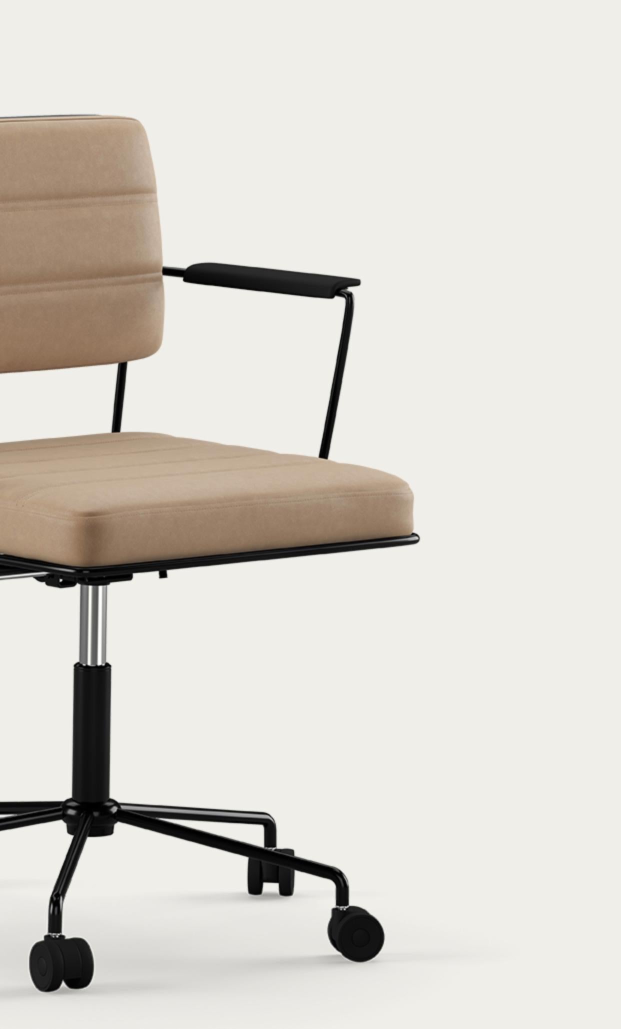 Cromo Sedia Henrik Tengler Time Telaio: Nero, Rivestimento: Lime For One Collectional in vendita