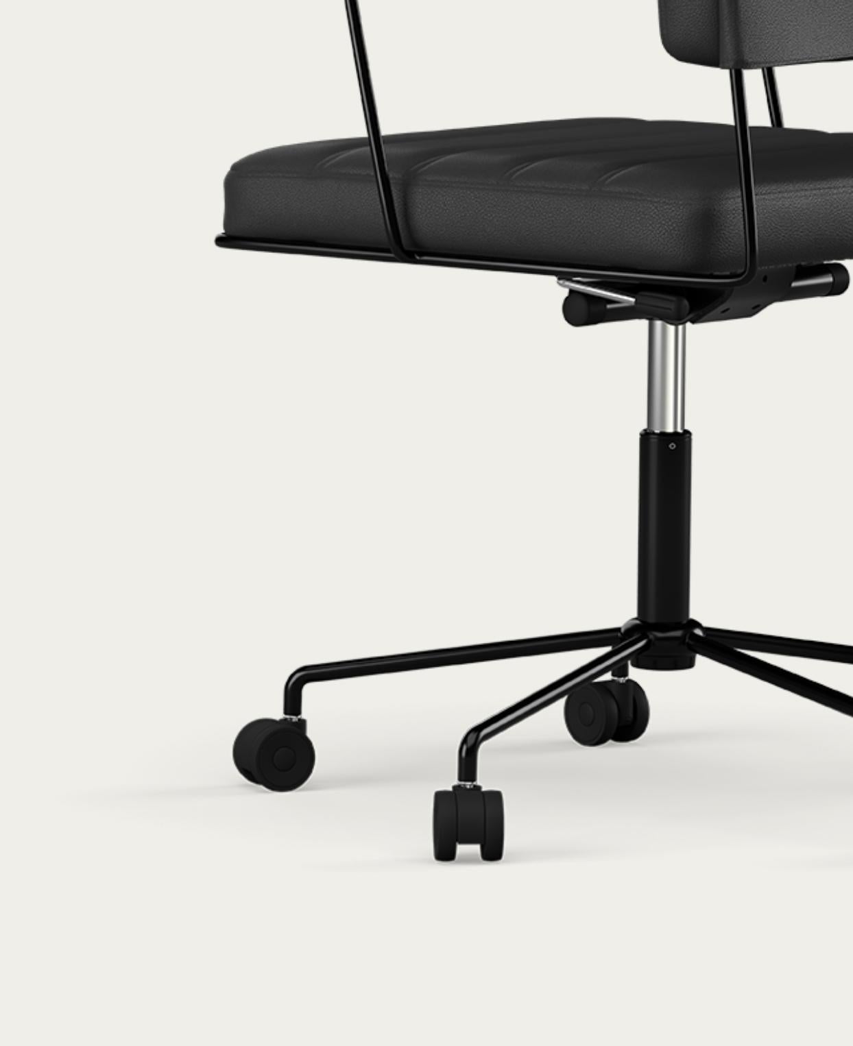 Henrik Tengler Time Chair Frame: Black, Upholstery: Prestige For One Collection In New Condition For Sale In Barcelona, Barcelona