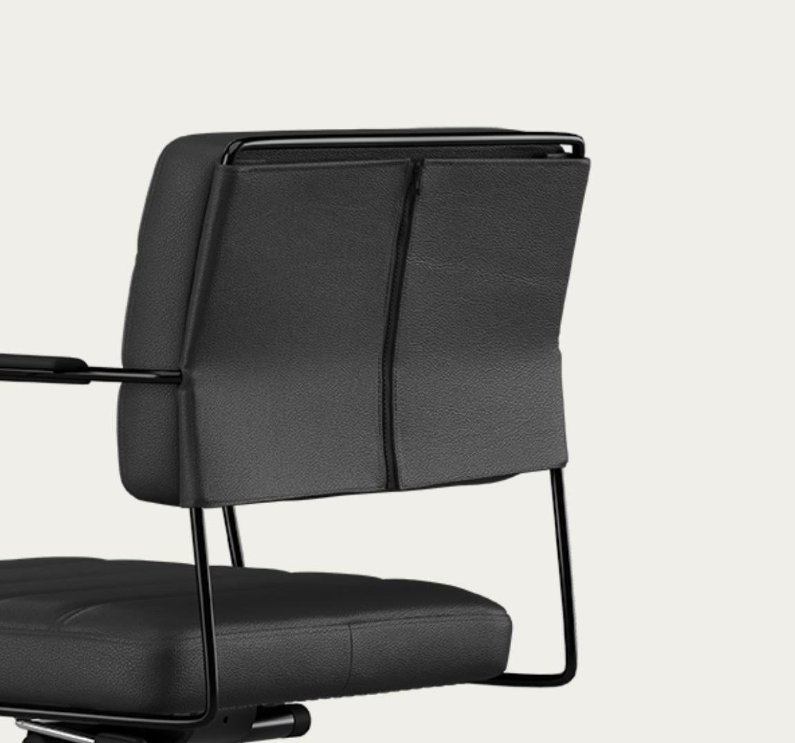 Contemporary Henrik Tengler Time Chair Frame: Black, Upholstery: Prestige For One Collection For Sale