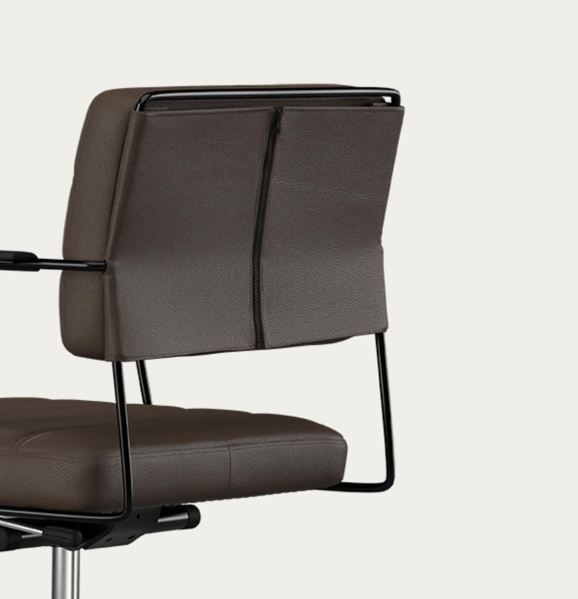 Henrik Tengler Silla Time Estructura: Negro, Tapicería: Colección Prestige For One Cromo en venta