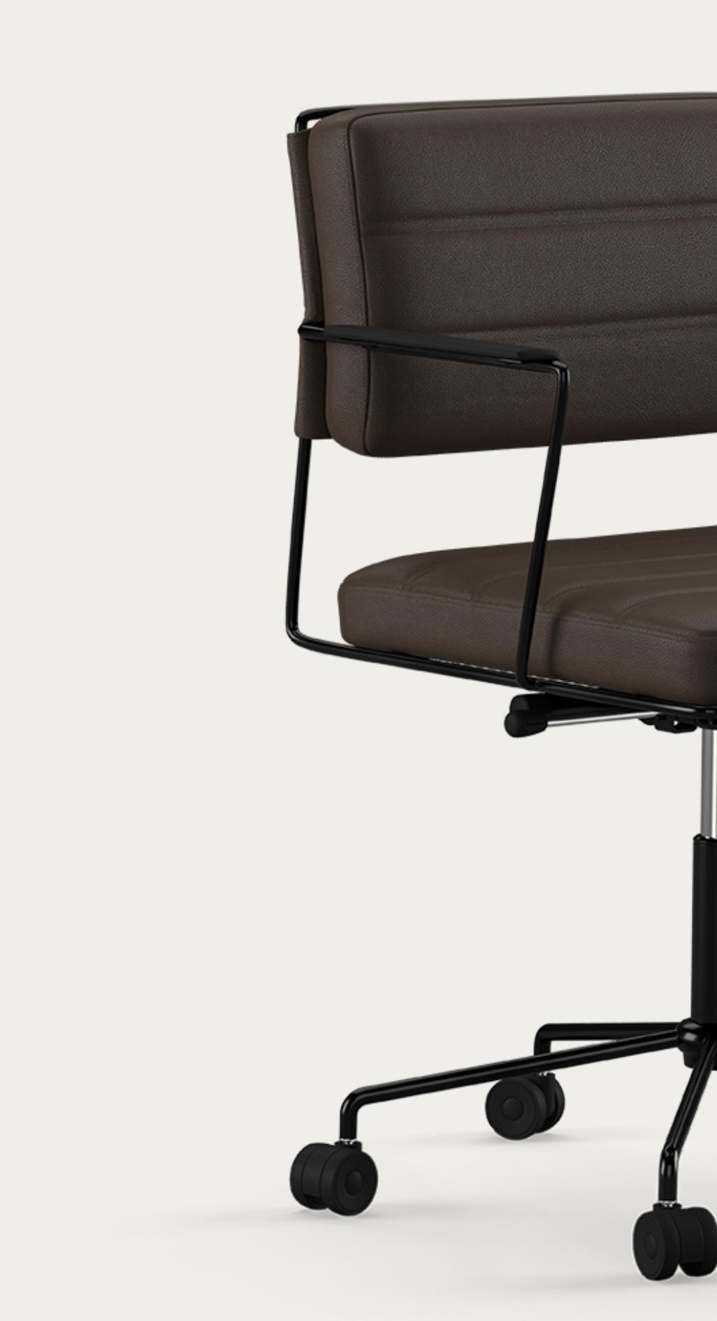 Henrik Tengler Silla Time Estructura: Negro, Tapicería: Colección Prestige For One en venta 1