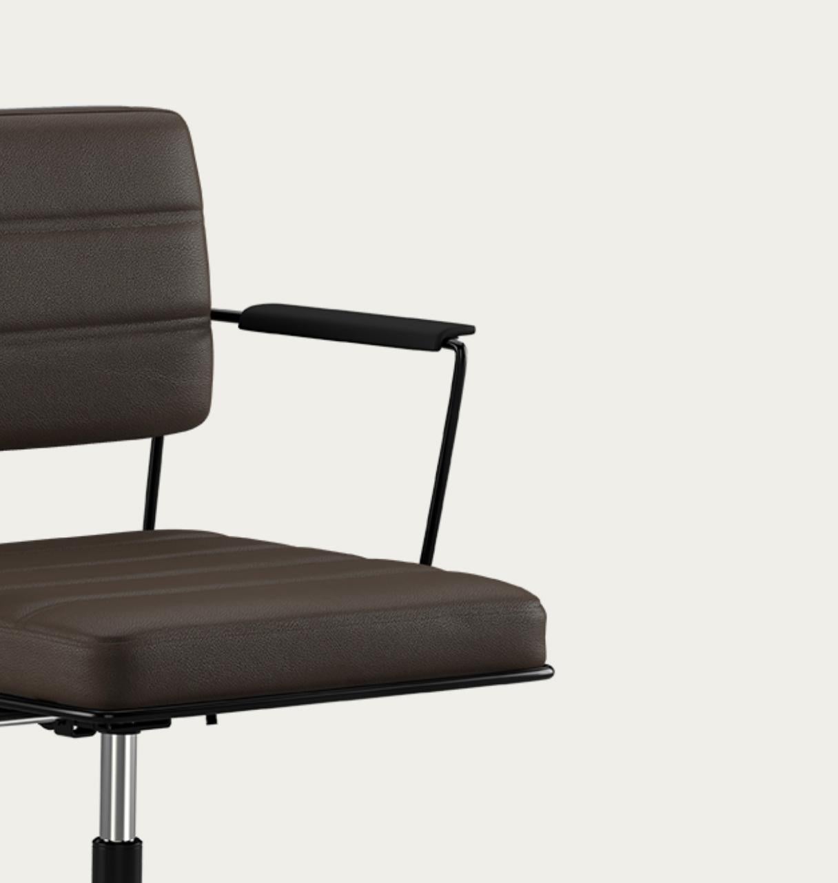 Henrik Tengler Silla Time Estructura: Negro, Tapicería: Colección Prestige For One en venta 2