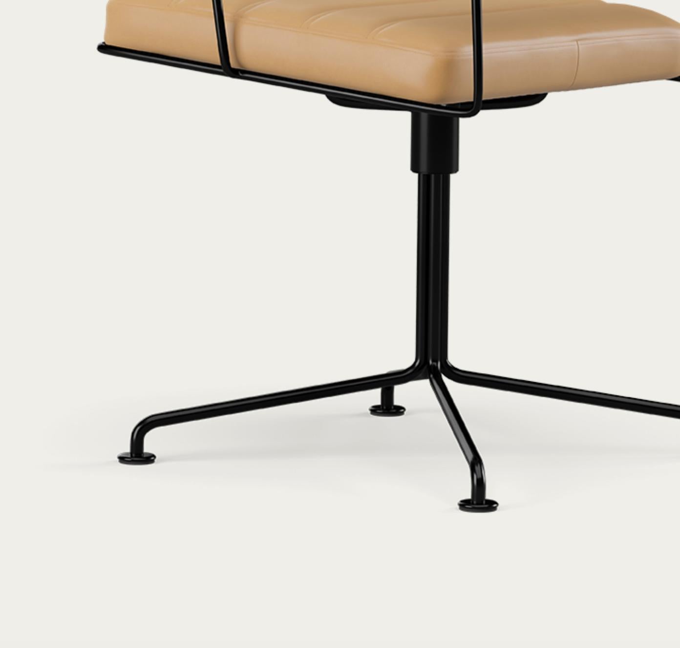 Henrik Tengler Silla Time Estructura: Negro, Tapizado: Arena Colección For One en Nuevo estado para la venta en Barcelona, Barcelona