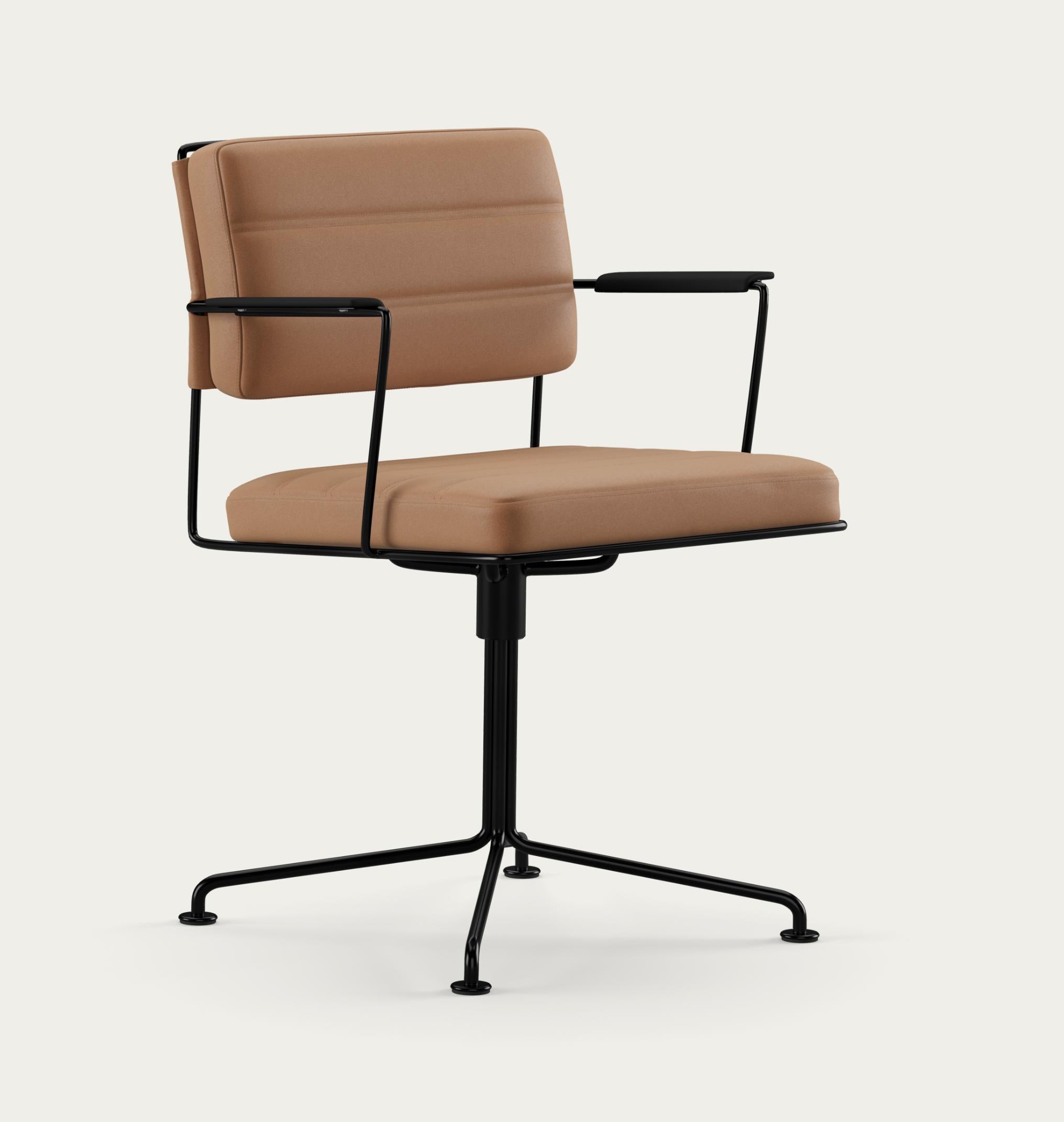 Danish Henrik Tengler Time Chair Frame: Black, Upholstery: Silt For One Collection For Sale