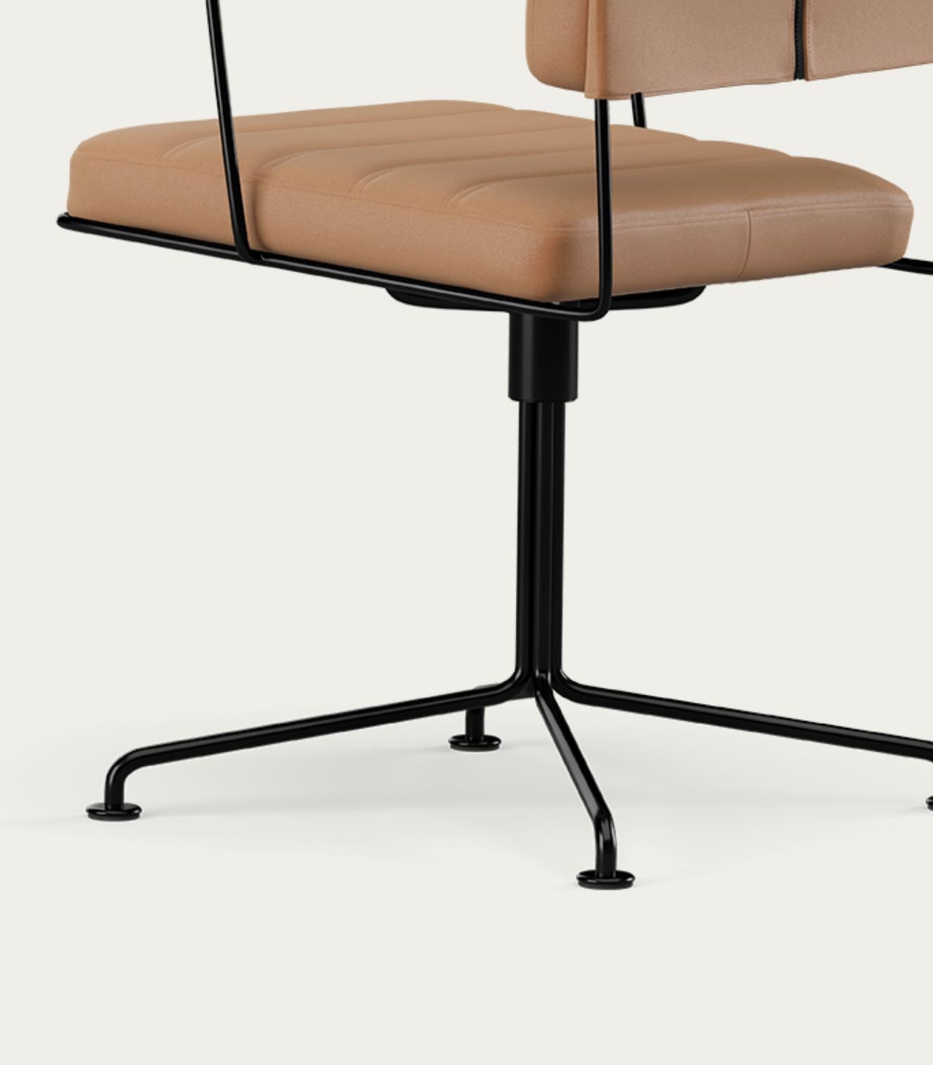 Henrik Tengler Time Chair Frame: Black, Upholstery: Silt For One Collection In New Condition For Sale In Barcelona, Barcelona