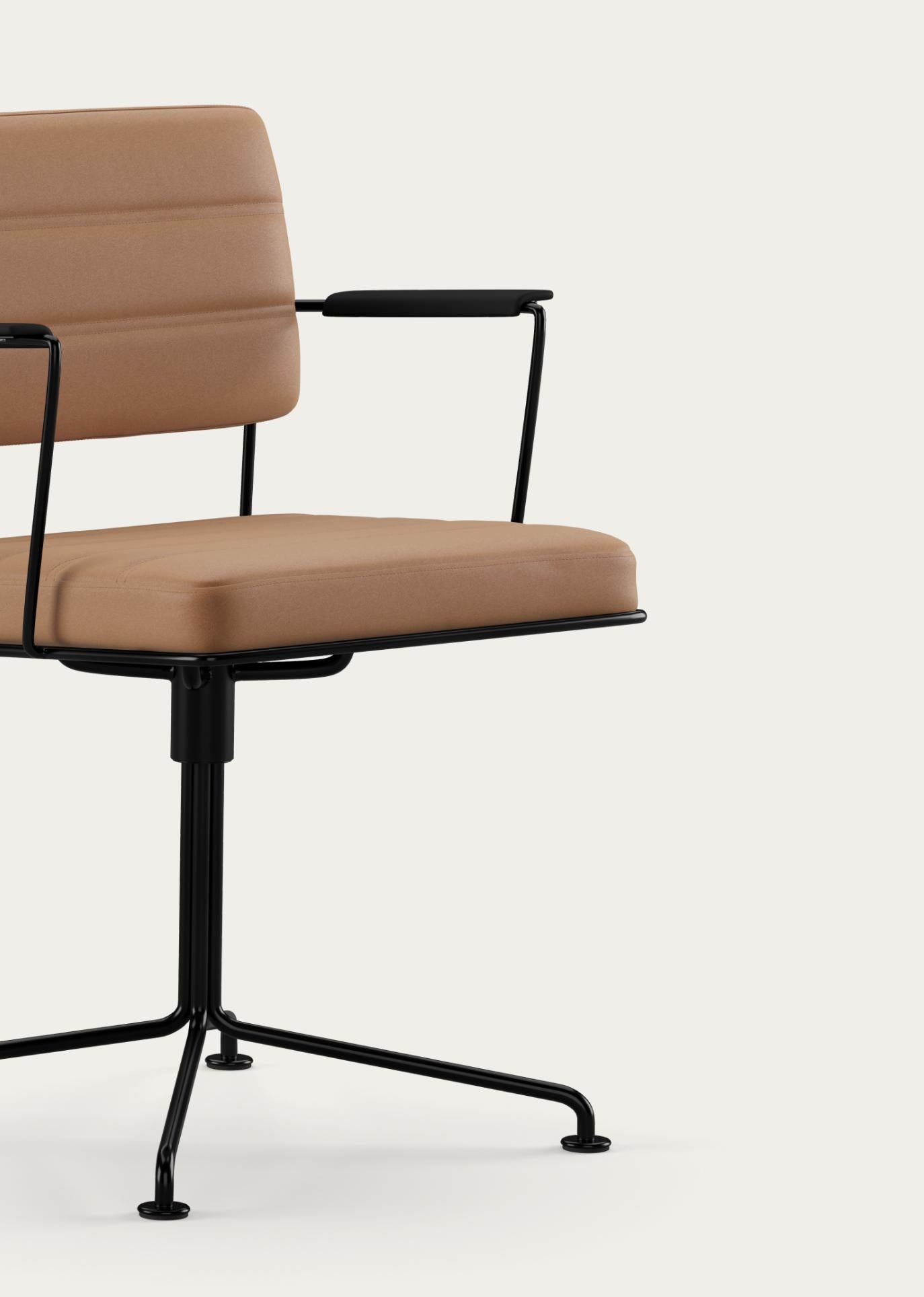 Henrik Tengler Time Chair Frame: Black, Upholstery: Silt For One Collection For Sale 2