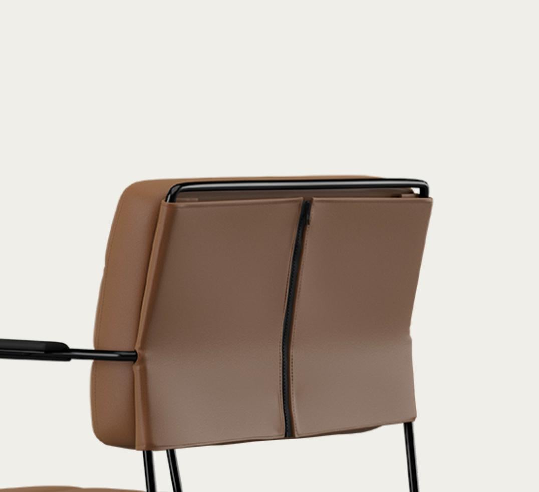 Sedia Henrik Tengler Time Telaio: Nero, Rivestimento: Umber For One Collection'S In condizioni Nuovo in vendita a Barcelona, Barcelona