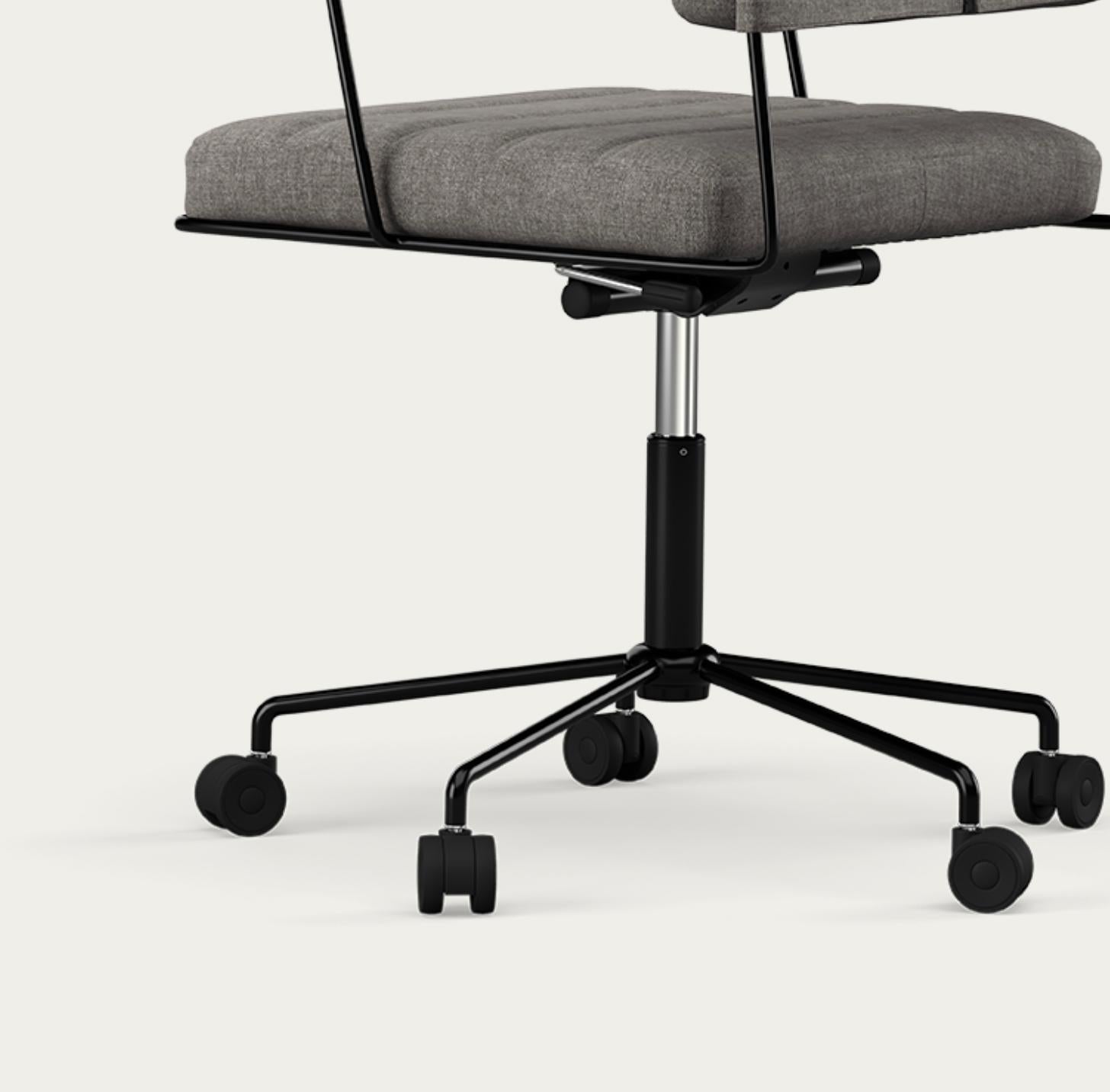 Danish Henrik Tengler Time Chair Frame: Black, Upholstery:Remix 163 For One Collection For Sale