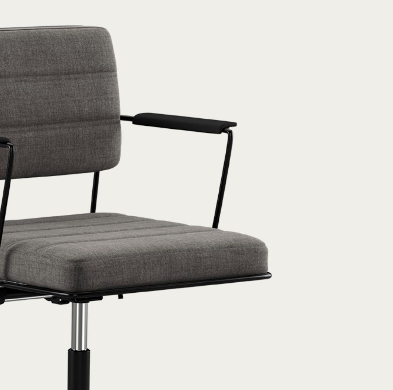 Henrik Tengler Time Chair Frame: Black, Upholstery:Remix 163 For One Collection For Sale 2