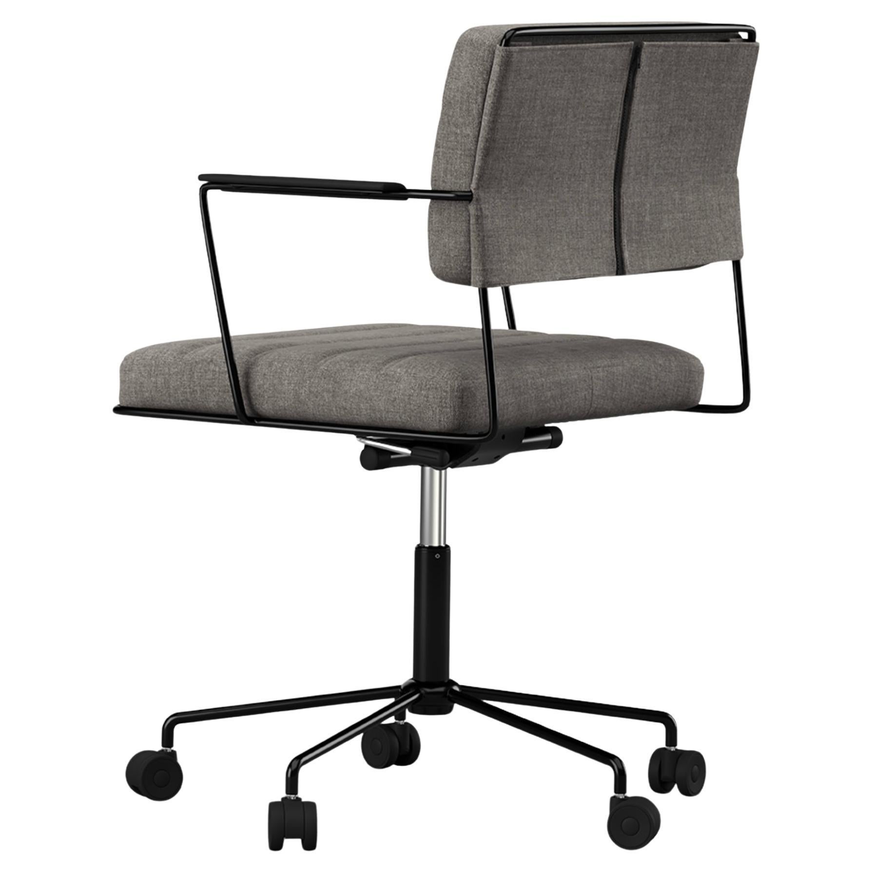 Henrik Tengler Time Chair Frame: Black, Upholstery:Remix 163 For One Collection For Sale