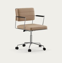 Henrik Tengler Time Chair Frame: Chrome, Upholstery: Lime For One Collection