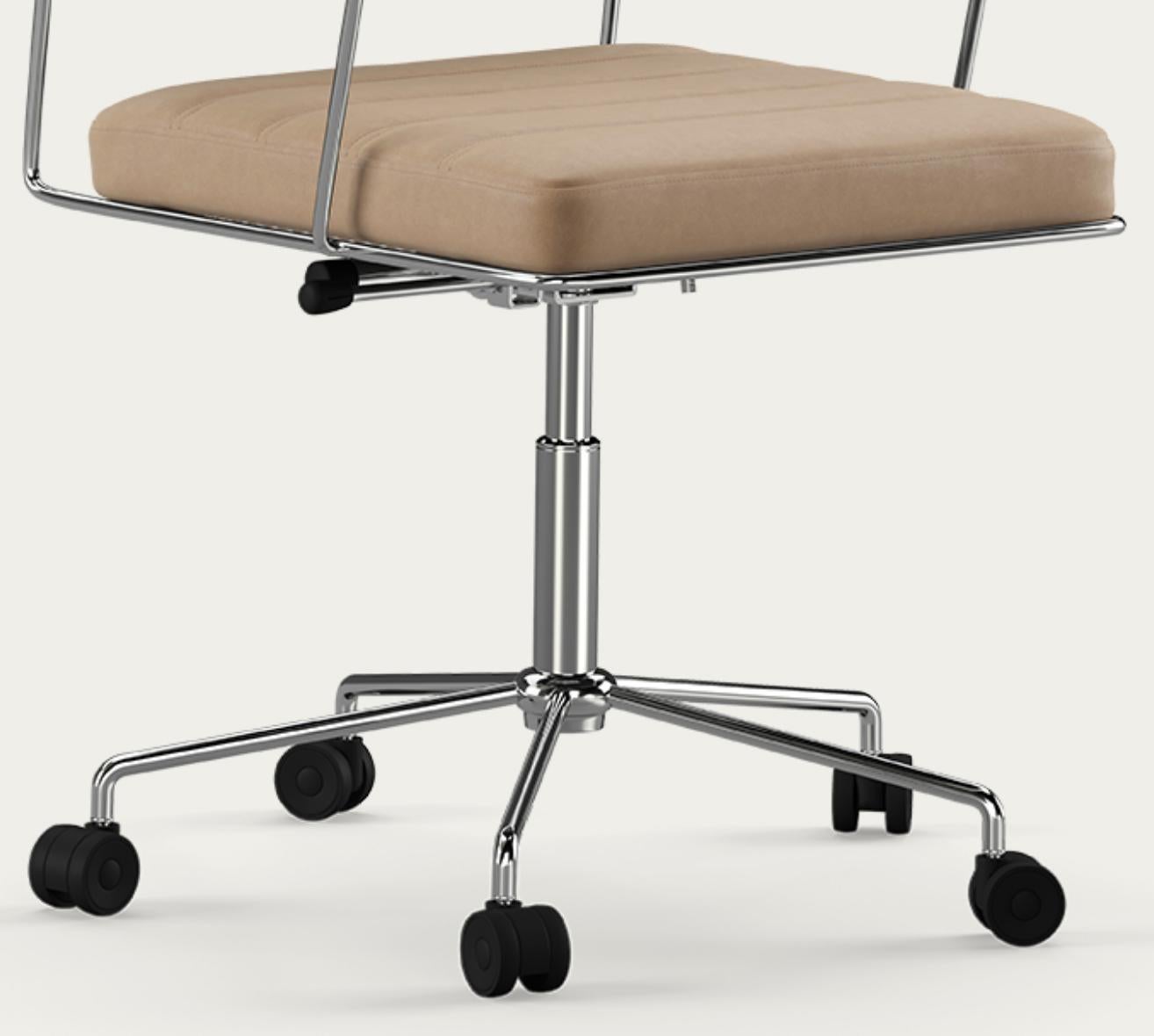 Danese Sedia Henrik Tengler Time Telaio: Cromo, Rivestimento: Lime For One Collectional in vendita