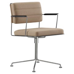 Henrik Tengler Time Chair Frame: Chrome, Upholstery: Lime For One Collection