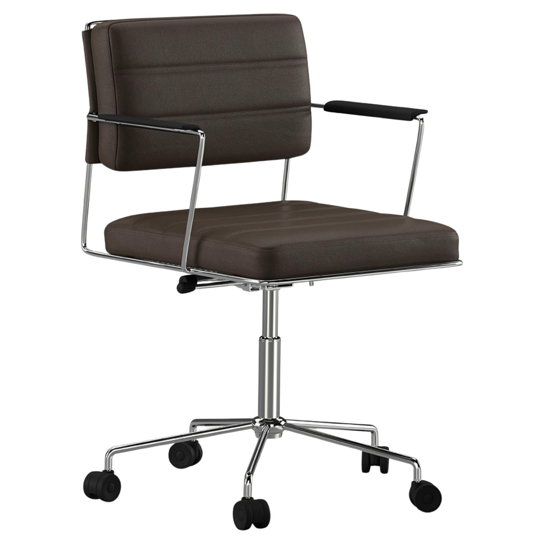 Henrik Tengler Time Chair Frame: Chrome Upholstery: Prestige For One Collection