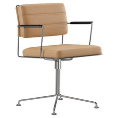 Henrik Tengler Time Chair Frame: Chrome, Upholstery: Sand For One Collection