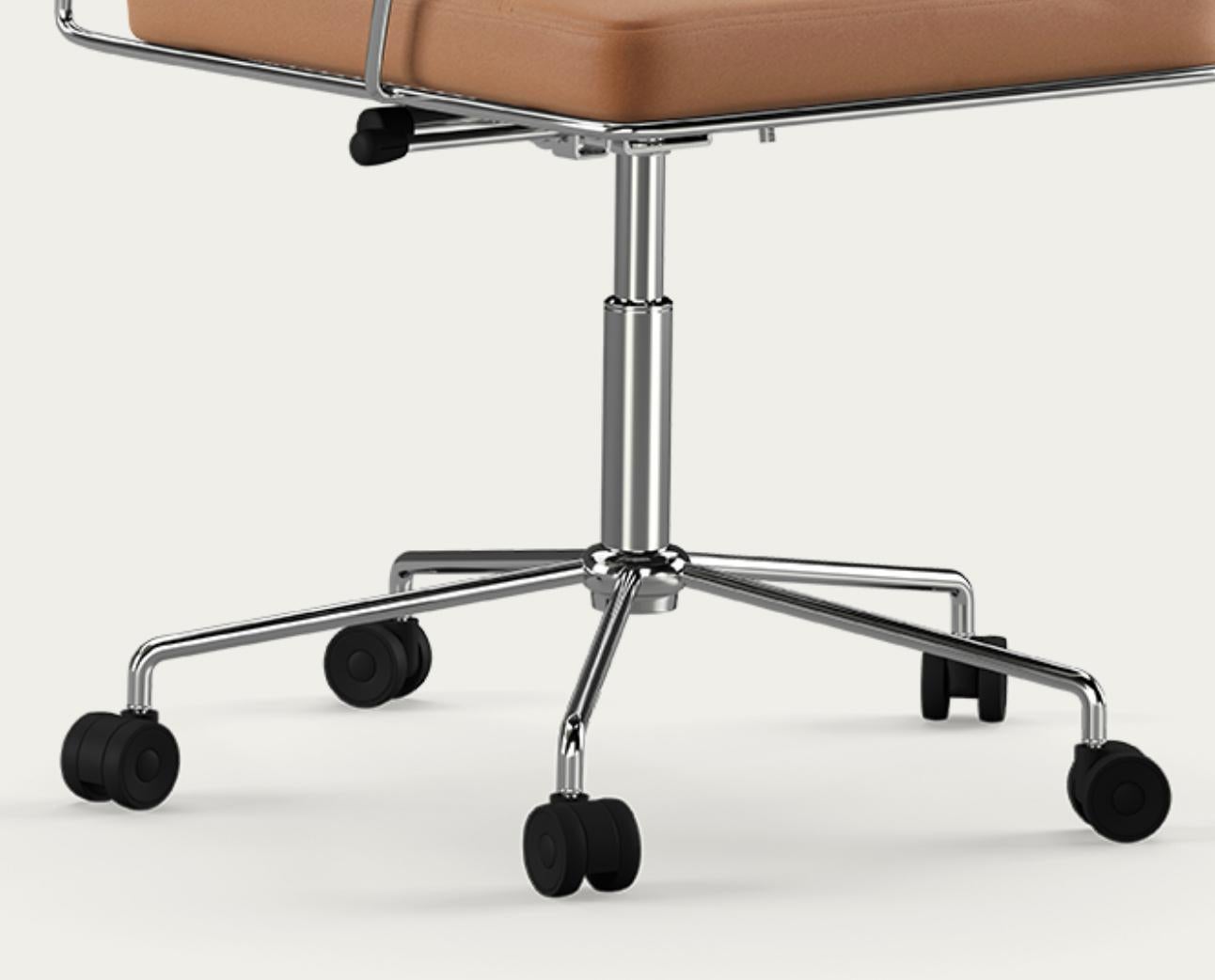 Henrik Tengler Time Chair Frame: Chrome, Upholstery: Silt For One Collection For Sale 2