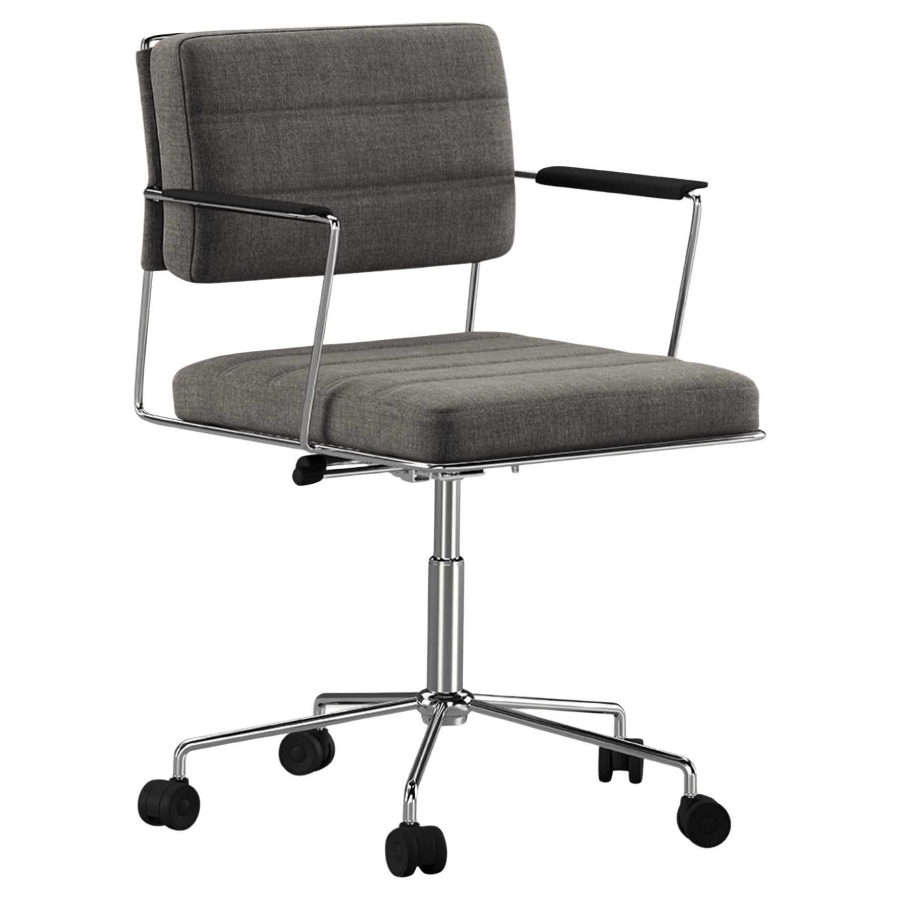 Henrik Tengler Time Chair Frame:Chrome, Upholstery:Remix 163 For One Collection
