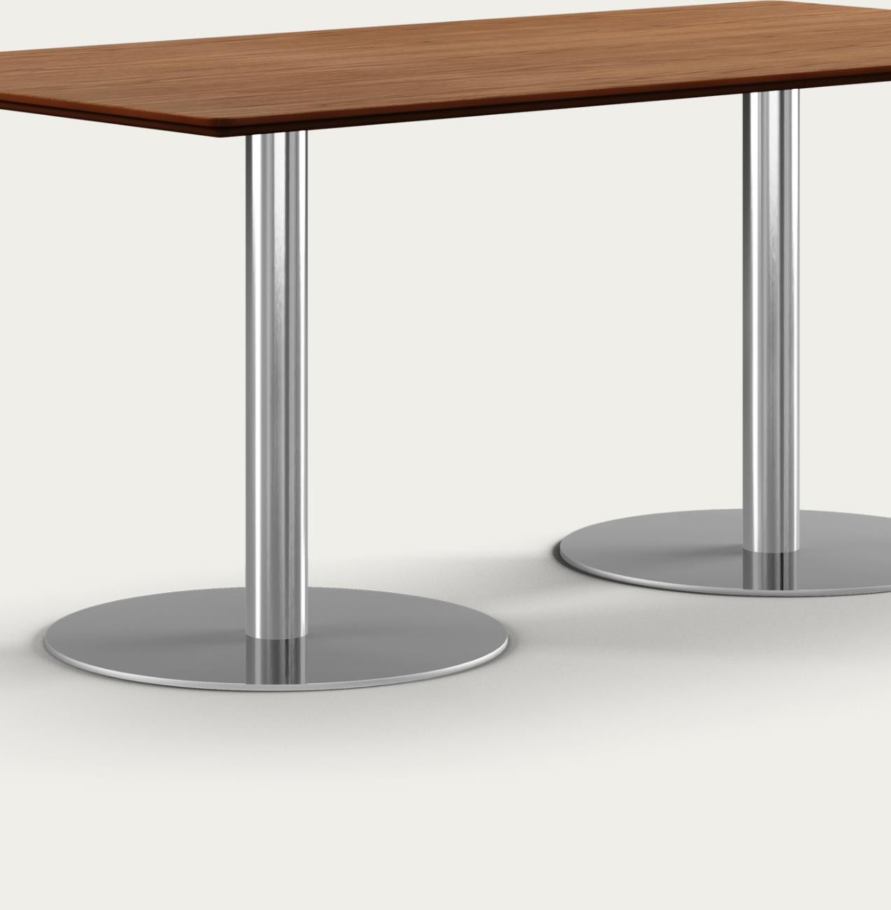 Acier Table de conférence en train Henrik Tengler pour une collection en vente