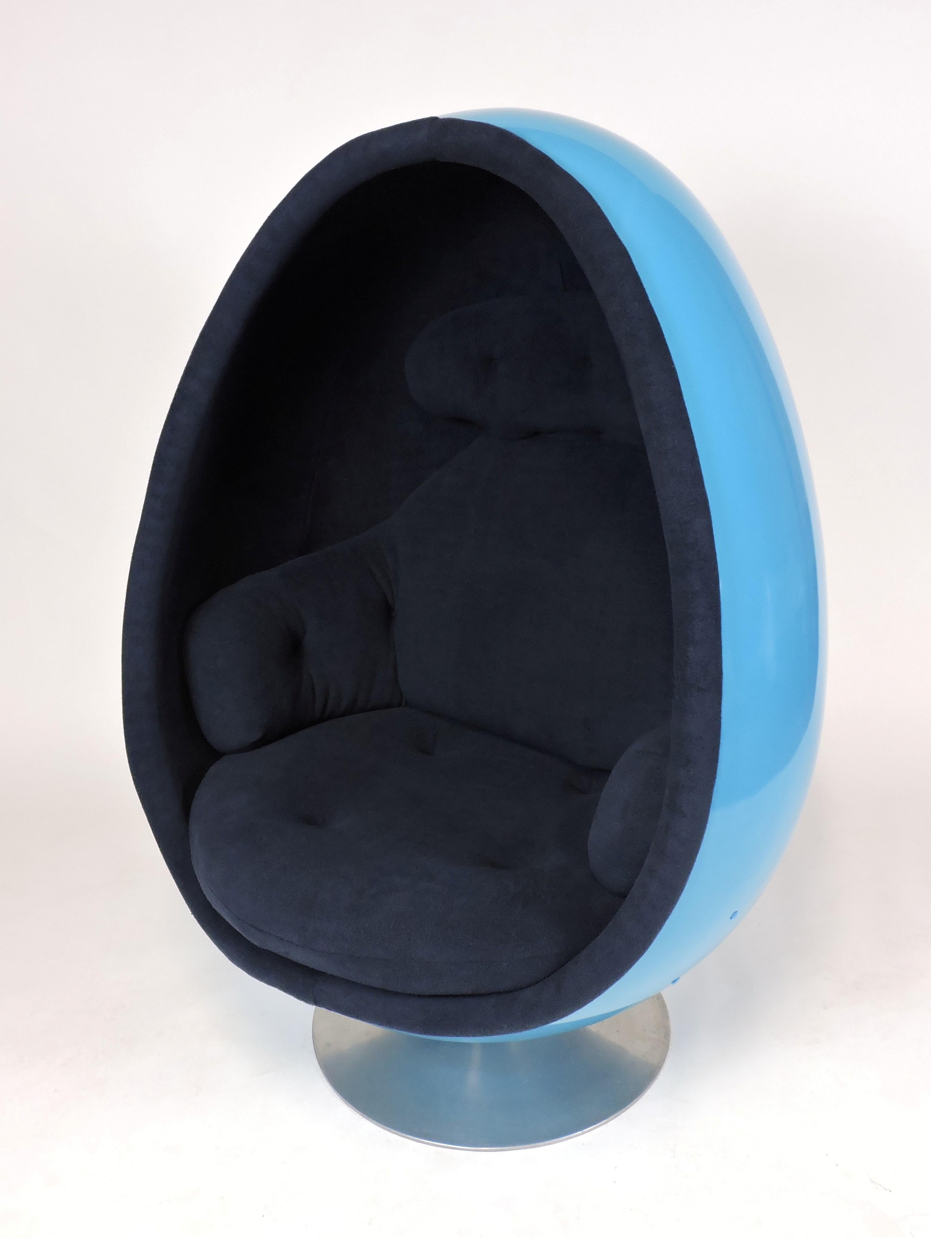 Henrik Thor Larsen Ovalia Egg Chair Original Mid-Century Modern 2