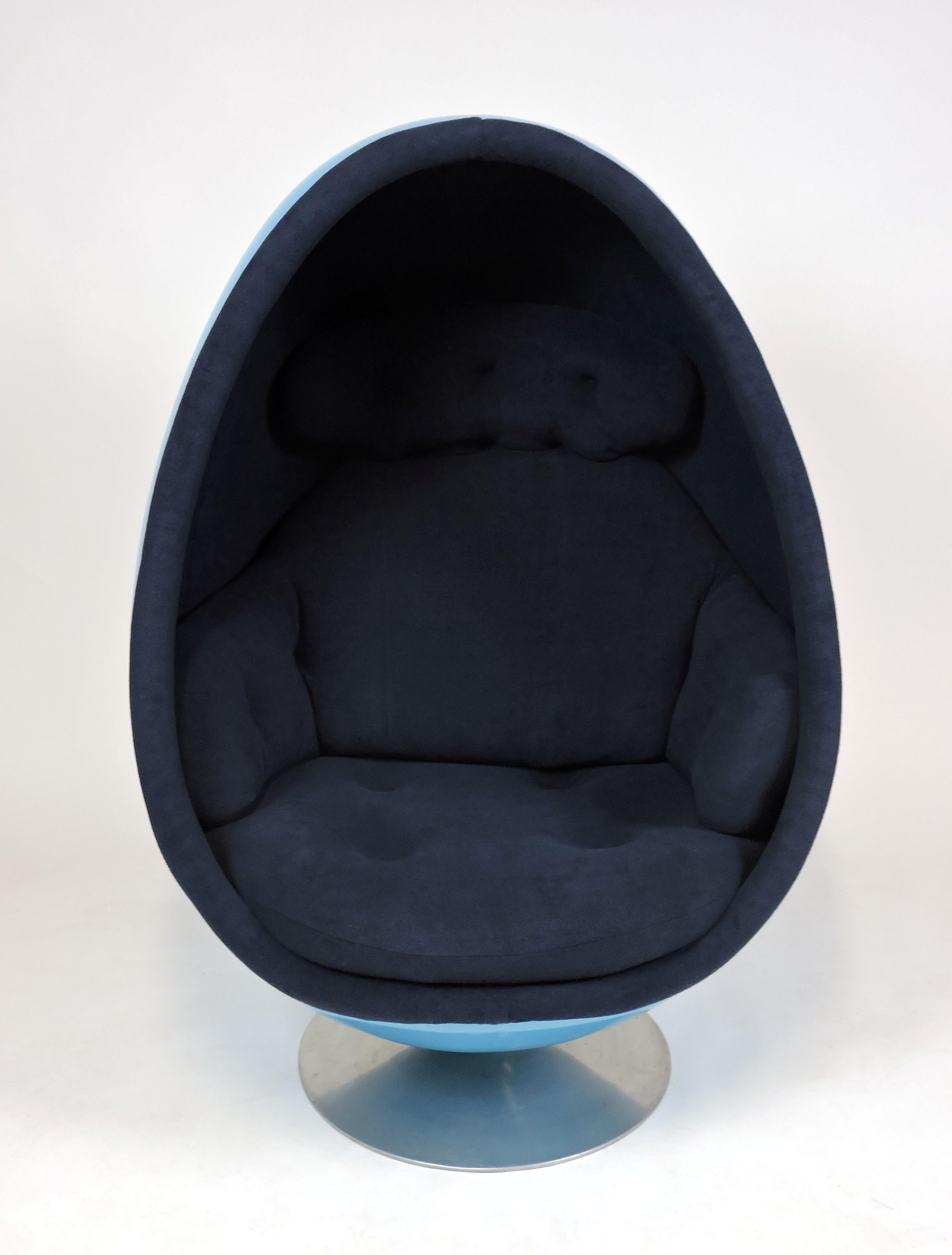 Swedish Henrik Thor Larsen Ovalia Egg Chair Original Mid-Century Modern
