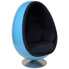Henrik Thor Larsen Ovalia Egg Chair Original Mid-Century Modern