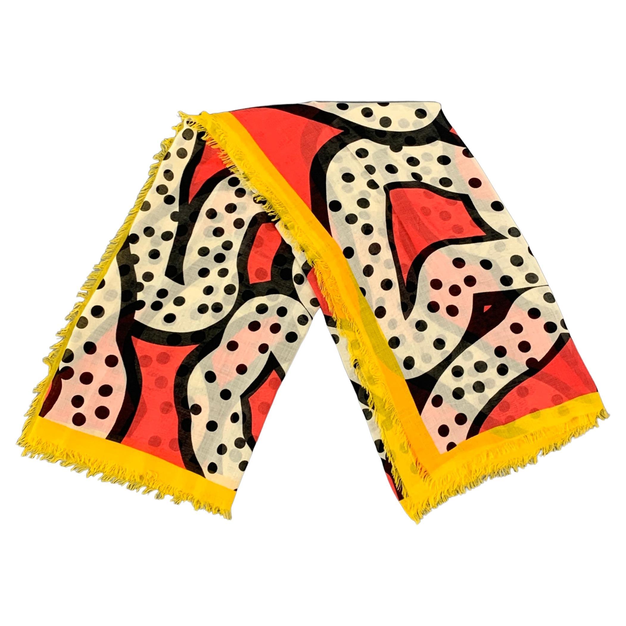 HENRIK VIBSKOV Multi-Color Print Scarf