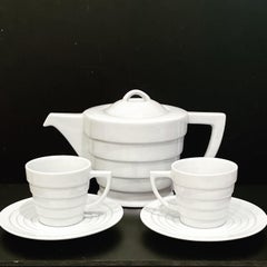 Henriksen Guggenheim Frank Lloyd Wright Collection Teapot and Cups, Set for 2