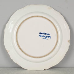 French Henriot Quimper Faience Plate
