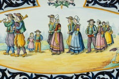 French Henriot Quimper Faience Platter